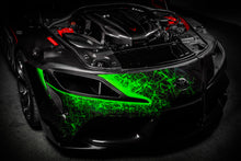Carica l'immagine nel visualizzatore di Gallery, Eventuri Black Carbon Headlight Blank Duct Toyota Supra MK5