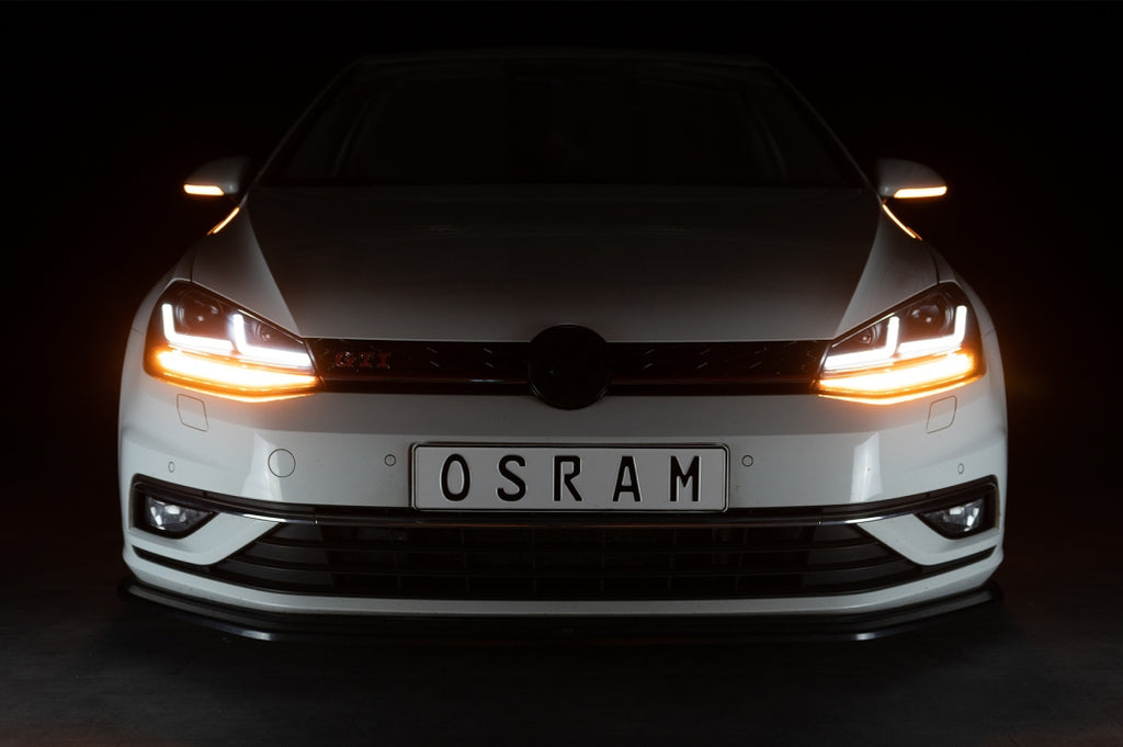 Osram Full LED Headlights LEDriving suitable for VW Golf 7.5 Facelift (2017-2020) GTI Look upgrade for Halogen with Dynamic Sequential Turning Lights