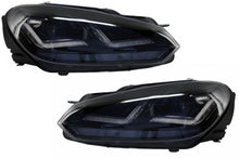 Carica l'immagine nel visualizzatore di Gallery, Osram Xenon Upgrade Headlights LEDriving suitable for VW Golf 6 VI (2008-2012) Black LED Dynamic Sequential Turning Lights