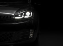 Carica l'immagine nel visualizzatore di Gallery, Osram Xenon Upgrade Headlights LEDriving suitable for VW Golf 6 VI (2008-2012) Black LED Dynamic Sequential Turning Lights