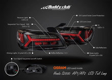 Carica l'immagine nel visualizzatore di Gallery, Buddy Club Led Rear Lights Honda S2000