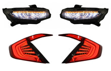 Load image into Gallery viewer, Assembly Headlights and Taillights suitable for HONDA Civic MK10 (FC/FK) 2016+Limousine Full LED Sequential Dynamic Turning Lights Red/Smoke