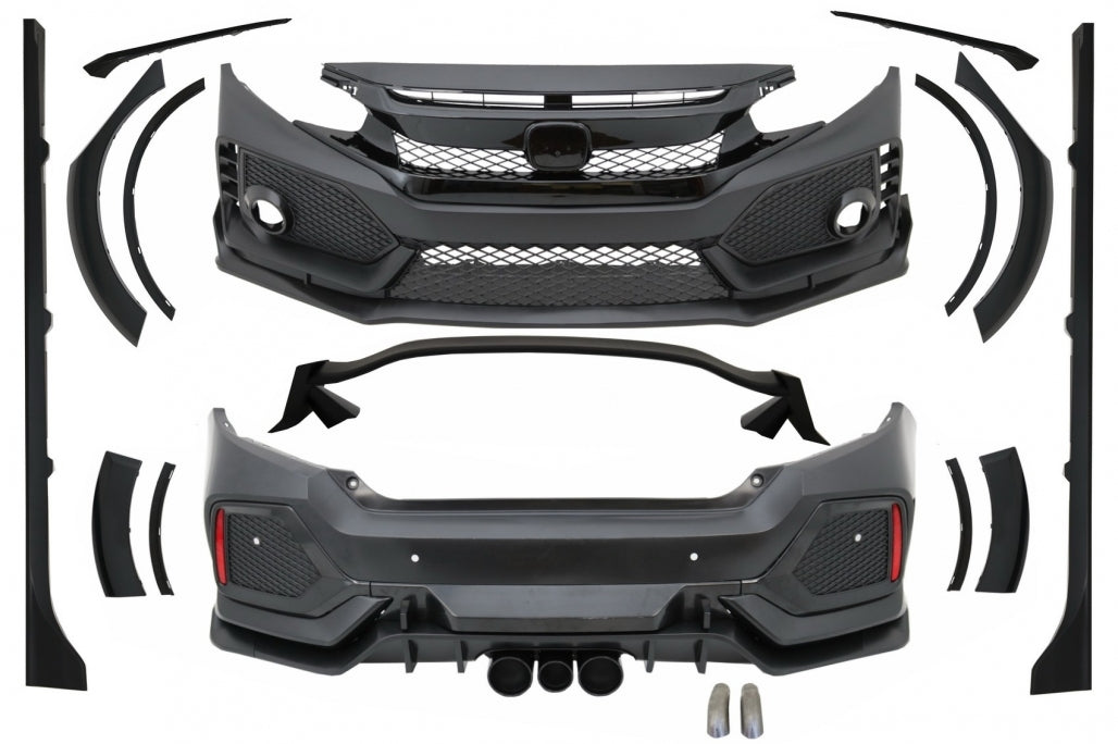 Body Kit suitable for Honda Civic MK10 FC FK 2016 Up Sedan Type R Design