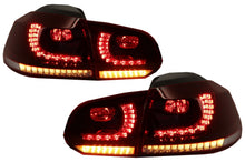 Load image into Gallery viewer, FULL LED Taillights suitable for VW Golf 6 VI (2008-2013) R20 Design Dynamic Sequential Turning Light Cherry Red (LHD and RHD)