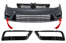 Load image into Gallery viewer, Side Grilles Front Bumper suitable for VW Golf VII 7 (2013-2017) R-Line Design Piano Black