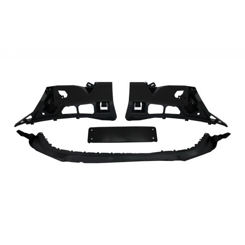 Front Bumper Volkswagen Golf 6 R20 + Front Spoiler Glossy Black