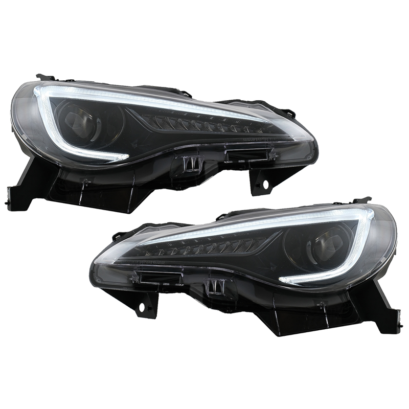 Fari a LED adatti per Toyota 86 (2012-2019) Subaru BRZ (2012-2018) Scion FR-S (2013-2016) con luci di svolta dinamiche sequenziali