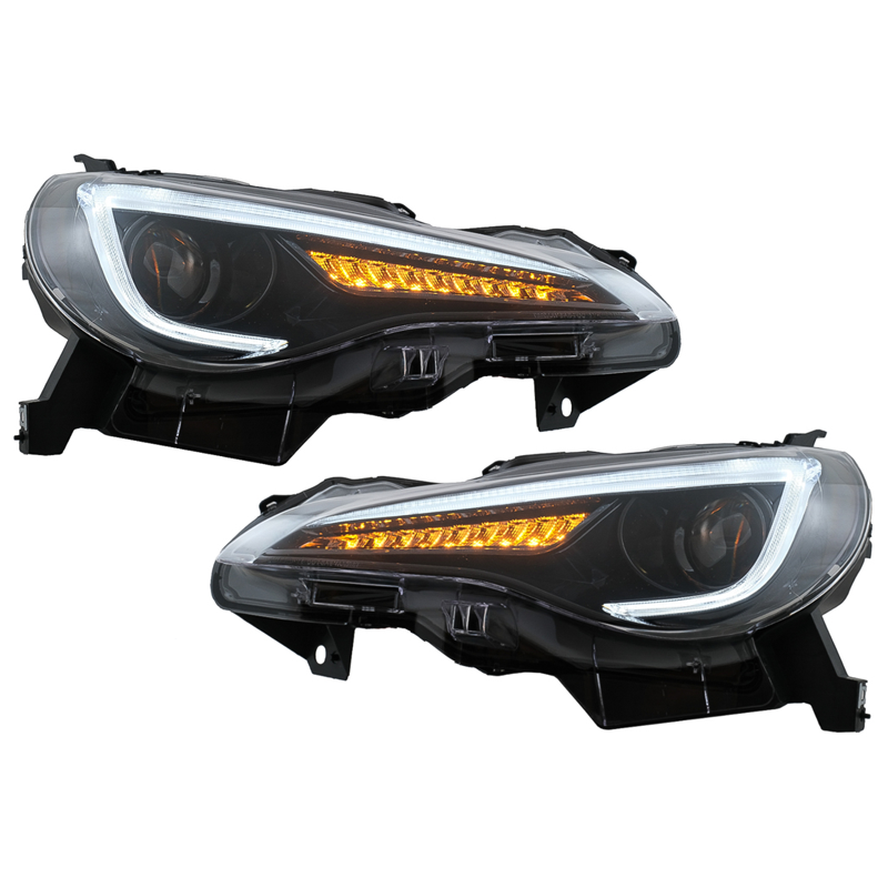 LED Headlights suitable for Toyota 86 (2012-2019) Subaru BRZ (2012-2018) Scion FR-S (2013-2016) with Sequential Dynamic Turning Lights