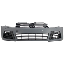 Load image into Gallery viewer, Front Bumper Volkswagen Golf 6 R20 + Front Spoiler Glossy Black