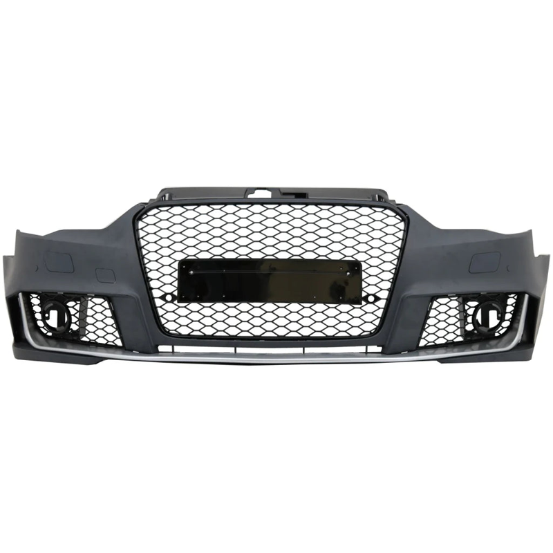 Front Bumper suitable for Audi A3 8V (2012-2015) Hatchback Sportback RS3 Brilliant Black Design