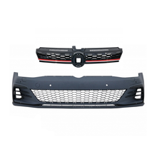 Carica l&#39;immagine nel visualizzatore di Gallery, Paraurti anteriore Volkswagen Golf 7.5 3/5 porte Facelift Look GTI con griglia