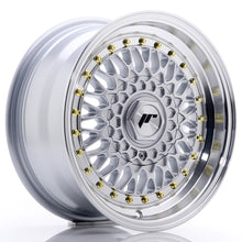 Load image into Gallery viewer, JR Wheels JR9 15x7 ET20 4x100/108 Silver w/Machined Lip