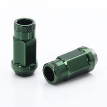 Carica l&#39;immagine nel visualizzatore di Gallery, Forged Steel Japan Racing Nuts JN1 12x1,25 Green.