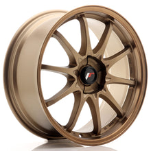 Load image into Gallery viewer, JR Wheels JR5 18x8 ET35 5H BLANK Dark Anodized Bronze