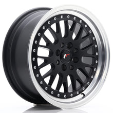 Carica l&#39;immagine nel visualizzatore di Gallery, JR Wheels JR10 16x7 ET30 4x100/108 Matt Black w/Machined Lip
