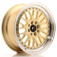 Load image into Gallery viewer, JR Wheels JR10 16x7 ET30 4x100/108 Gold w/Machined Lip