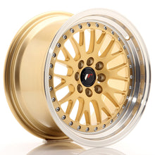Carica l&#39;immagine nel visualizzatore di Gallery, JR Wheels JR10 16x8 ET20 4x100/108 Gold w/Machined Lip