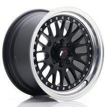 Load image into Gallery viewer, JR Wheels JR10 15x8 ET20 4x100/108 Matt Black w/Machined Lip