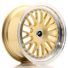 Carica l&#39;immagine nel visualizzatore di Gallery, JR Wheels JR10 17x8 ET35 Blank Gold w/Machined Lip