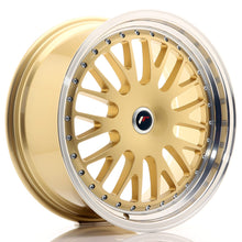 Carica l&#39;immagine nel visualizzatore di Gallery, JR Wheels JR10 19x8,5 ET20-35 Blank Gold w/Machined Lip