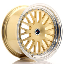 Carica l&#39;immagine nel visualizzatore di Gallery, JR Wheels JR10 19x9,5 ET20-35 Blank Gold w/Machined Lip