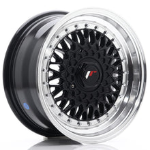 Load image into Gallery viewer, JR Wheels JR9 15x7 ET20 4x100/108 Gloss Black w/Machined Lip