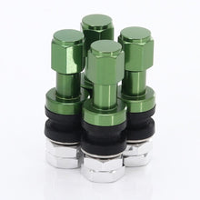 Load image into Gallery viewer, Set of Aluminum air valves JR v2 - GREEN