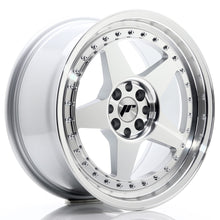 Load image into Gallery viewer, JR Wheels JR6 17x8 ET35 4x100/114 Silver Machined Face