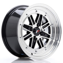 Load image into Gallery viewer, JR Wheels JR31 15x7.5 ET20 4x100 Gloss Black Machined Face