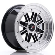 Load image into Gallery viewer, JR Wheels JR31 15x7.5 ET20 4H BLANK Gloss Black Machined Face