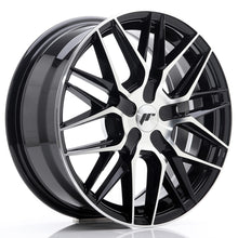 Load image into Gallery viewer, JR Wheels JR28 17x8 ET25-40 BLANK Gloss Black Machined Face