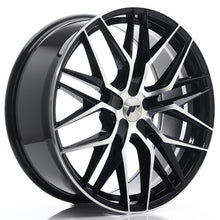 Load image into Gallery viewer, JR Wheels JR28 21x9 ET15-45 5H BLANK Gloss Black Machined Face