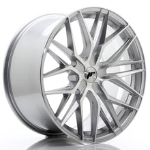 Load image into Gallery viewer, JR Wheels JR28 21x10,5 ET15-55 5H BLANK Silver Machined Face