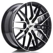 Load image into Gallery viewer, JR Wheels JR28 18x7,5 ET20-40 BLANK Gloss Black Machined Face