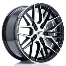 Load image into Gallery viewer, JR Wheels JR28 17x8 ET40 5x112 Gloss Black Machined Face