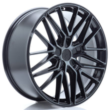 Load image into Gallery viewer, JR Wheels JR38 21x9,5 ET14-58 5H BLANK Black Brushed w/Tinted Face