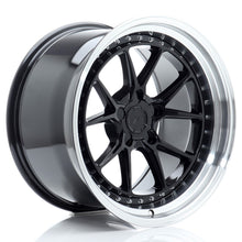 Load image into Gallery viewer, JR Wheels JR39 18x10,5 ET15-22 5H BLANK Glossy Black w/Machined Lip