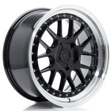 Load image into Gallery viewer, JR Wheels JR40 18x8,5 ET15-35 5H BLANK Glossy Black w/Machined Lip