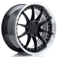 Load image into Gallery viewer, JR Wheels JR41 18x8,5 ET15-35 5H BLANK Glossy Black w/Machined Lip