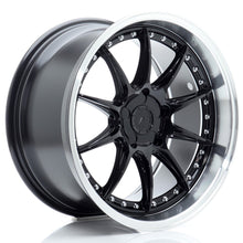 Load image into Gallery viewer, JR Wheels JR41 18x9,5 ET15-35 5H BLANK Glossy Black w/Machined Lip