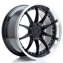 Load image into Gallery viewer, JR Wheels JR41 19x9,5 ET12-22 5H BLANK Glossy Black w/Machined Lip