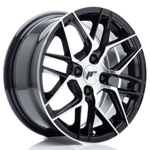 Load image into Gallery viewer, JR Wheels JR28 15x7 ET25 4x100 Gloss Black Machined Face