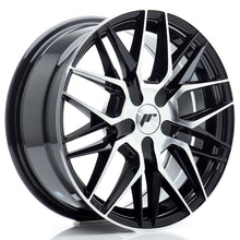 Load image into Gallery viewer, JR Wheels JR28 16x7 ET20-40 BLANK Gloss Black Machined Face