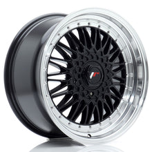 Load image into Gallery viewer, JR Wheels JR9 18x9 ET20-40 BLANK Gloss Black w/Machined Lip