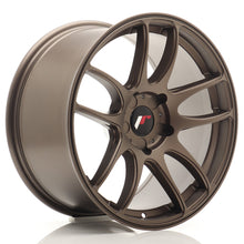 Load image into Gallery viewer, JR Wheels JR29 17x9 ET20-38 5H BLANK Matt Bronze