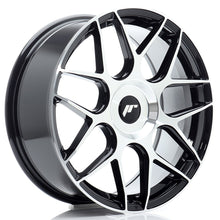 Load image into Gallery viewer, JR Wheels JR18 18x7,5 ET20-40 BLANK Black Machined Face