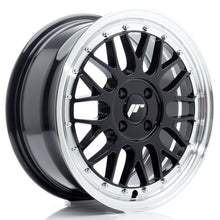 Load image into Gallery viewer, JR Wheels JR23 16x7 ET40 4x100 Gloss Black w/Machined Lip