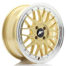 Load image into Gallery viewer, JR Wheels JR23 16x7 ET40 4x100 Gold w/Machined Lip