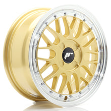 Load image into Gallery viewer, JR Wheels JR23 16x7 ET20-45 4H BLANK Gold w/Machined Lip