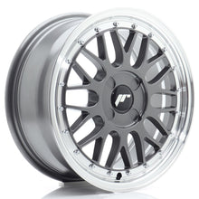Load image into Gallery viewer, JR Wheels JR23 16x7 ET20-45 4H BLANK Hyper Gray w/Machined Lip